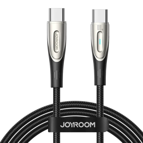 USB Laidas Joyroom "SA27-CC5" juodas "Type-C / Type-C" 120cm (iki 30W)