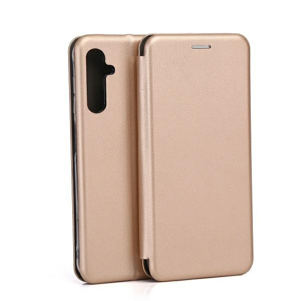 Beline Knygutės tipo dėklas Samsung A25 5G A256 auksinis