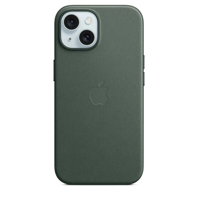APPLE FINEWOVEN DĖKLAS MT3J3ZM/A IPHONE 15 EVERGREEN BE PAKUOTĖS