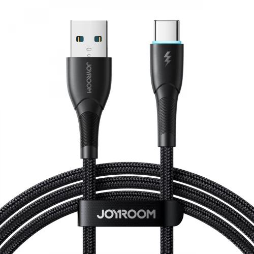 USB Laidas Joyroom "SA32-AC3" Juodas "Type-C" 100cm (iki 3A)