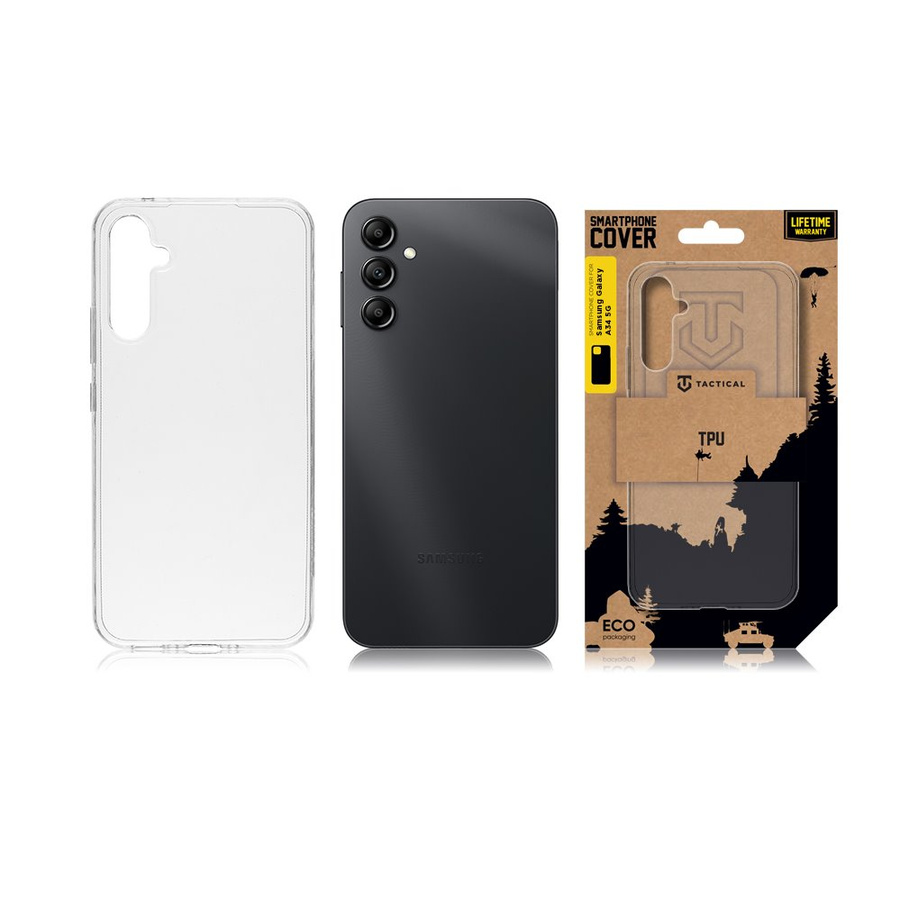 Tactical TPU Dėklas skirta Samsung Galaxy A34 5G Skaidrus