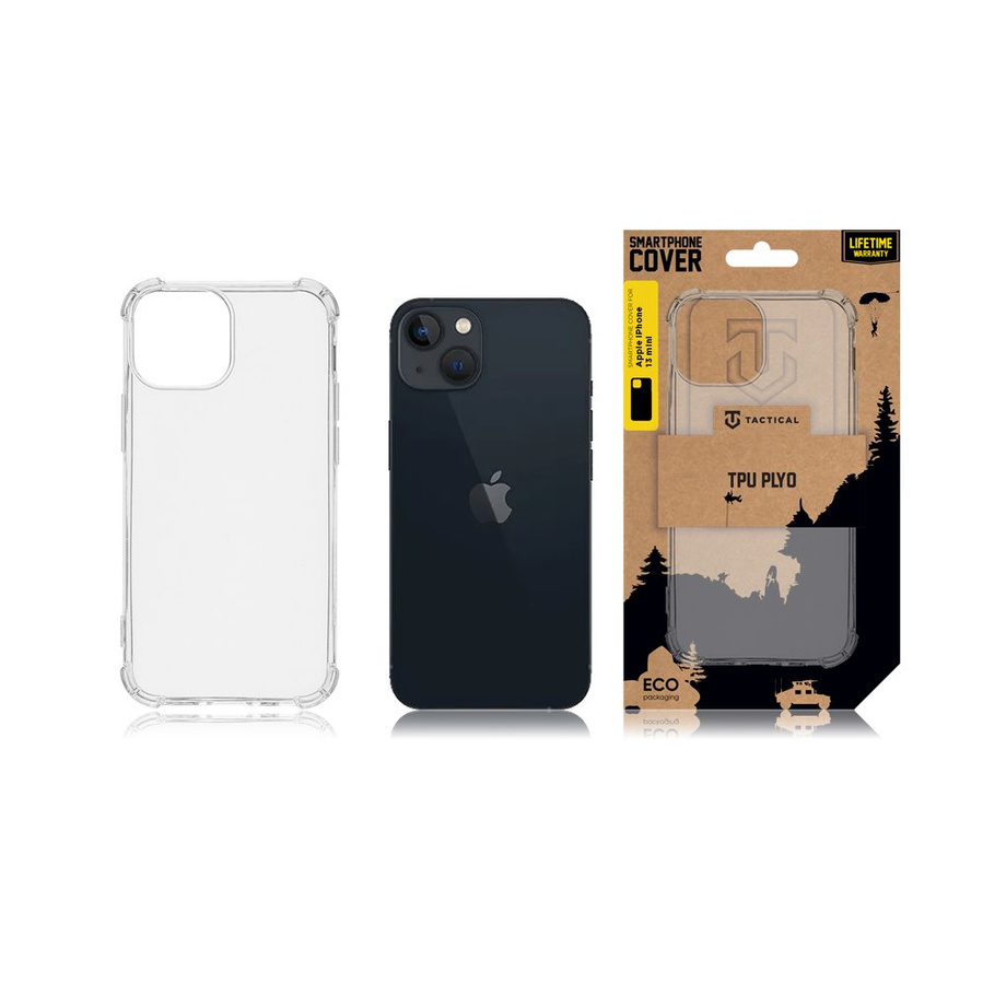 Tactical TPU Plyo Dėklas skirta Apple iPhone 13 mini Skaidrus
