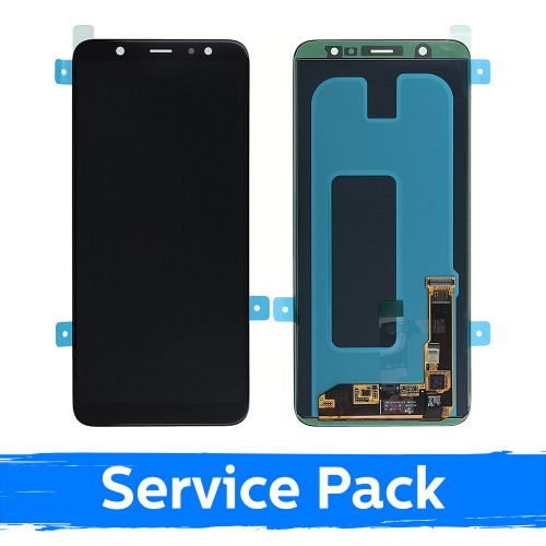 Ekranas skirtas Samsung A605 2018 A6+ juodas (Service Pack)