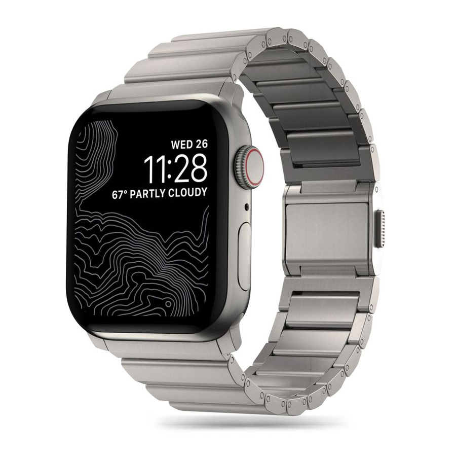 TECH-PROTECT STEELBAND APPLE WATCH 4 / 5 / 6 / 7 / 8 / 9 / SE / ULTRA 1 / 2 (42 / 44 / 45 / 49 MM) TITANINIS