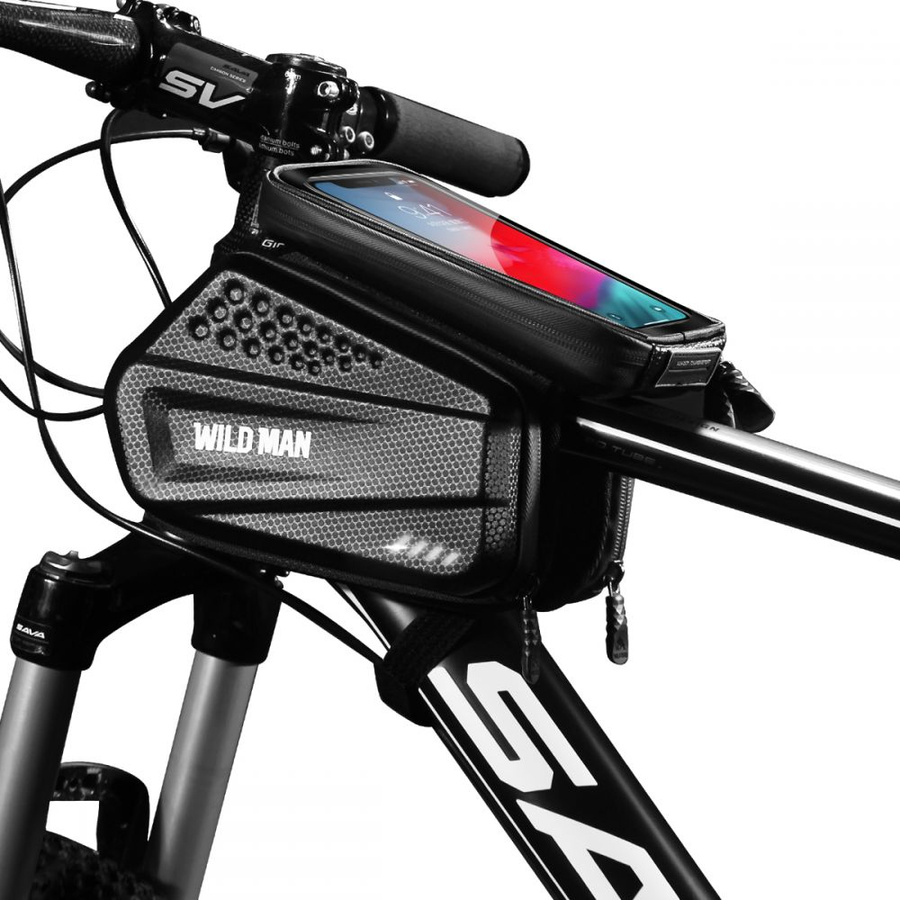 KREPŠYS WILDMAN HARDPOUCH BIKE MOUNT ”XXL” JUODAS