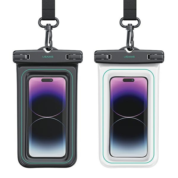 USAMS Vandeniui atsparus dėklas 6.7" IP68 baltas FSD1302 (US-YD013)