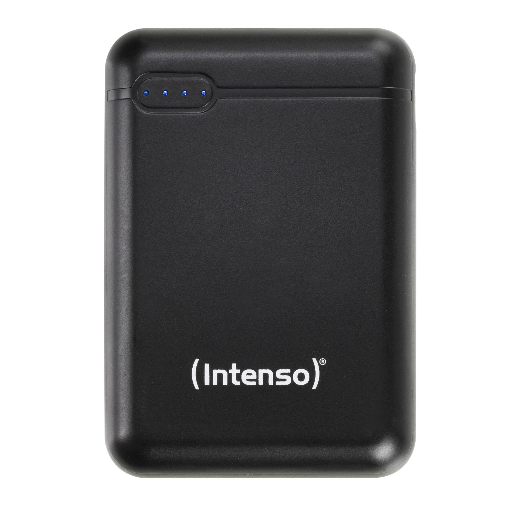 Išorinė baterija USB 10000mAh juoda Intenso XS10000