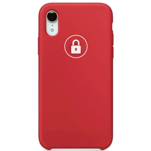 Dėklas "Silicone Case" skirtas iPhone XR / Red Product / su įpakavimu