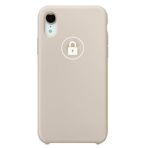 Dėklas "Silicone Case" skirtas iPhone XR / Stone / su įpakavimu