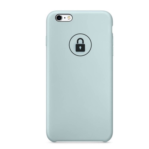 Dėklas "Silicone Case" skirtas iPhone 6 (iPhone 6S) / Turqouise / su įpakavimu