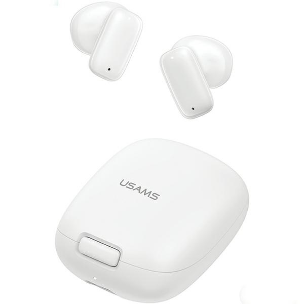 USAMS Ausinės Bluetooth 5.3 TWS ID Series belaidės baltas BHUID02 (ID25)