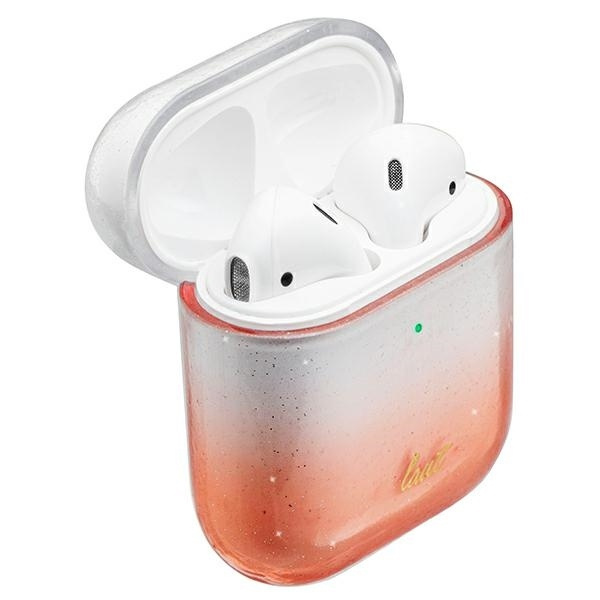 Dėklas Laut Ombre Sparkle AirPods 1/2 oranžinis 38977