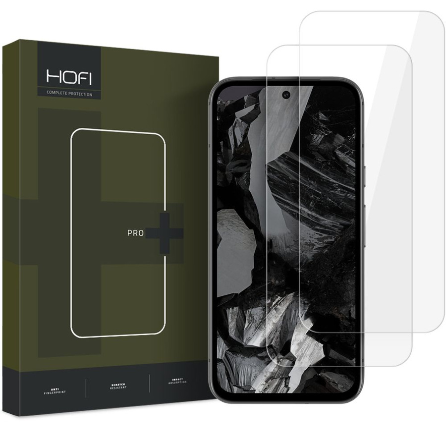 GRŪDINTAS STIKLAS HOFI GLASS PRO+ 2-PACK GOOGLE PIXEL 9 PRO XL SKAIDRUS