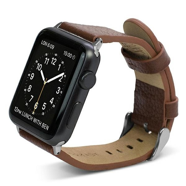 Dirželis X-Doria Lux Apple Watch 38/41mm rudas 23820