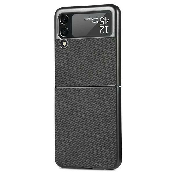 Beline Dėklas Carbon Case Sam Z Flip 6 juodas