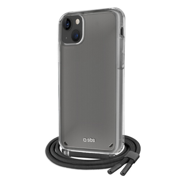 SBS DĖKLAS SU DIRŽELIU IPHONE 14 PLUS juodas nugarėlė