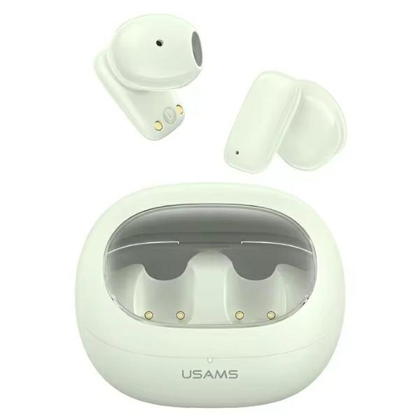 USAMS Ausinės Bluetooth 5.3 TWS TD Series belaidės žalias BHUTD04 (TD22)