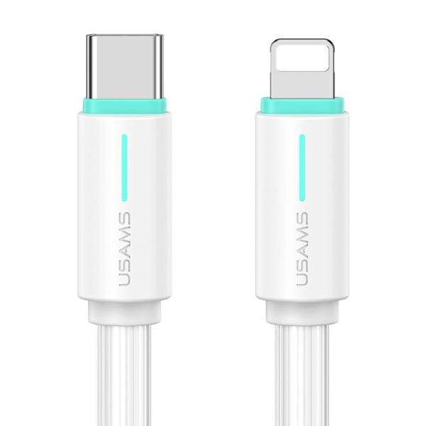 USAMS Laidas USB-C/Lightning 1m SJ735 30W baltas YU Series SJ735USB02 (US-SJ735)