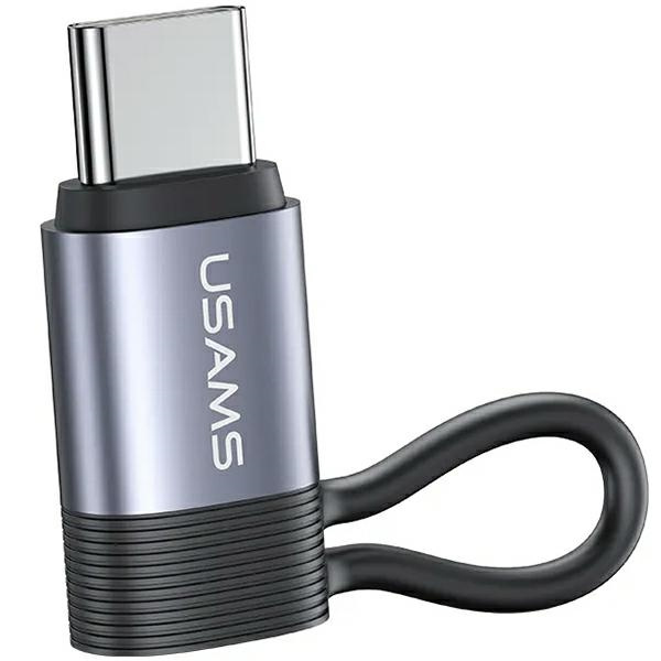 USAMS Adapter AU17 Lightning - USB-C 30W plieninis SJ677LN01 (US-SJ677)