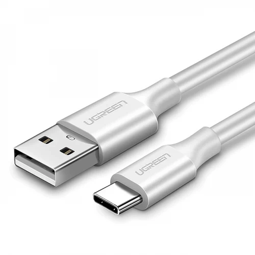 USB laidas Ugreen US287 baltas Type-C 50cm