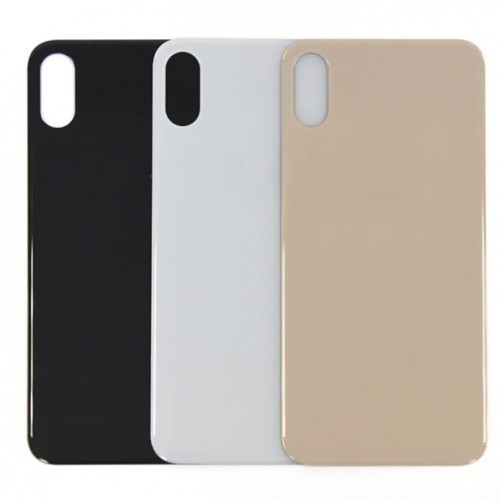 Galinis dangtelis skirtas iPhone XS / Black / (Bigger camera hole version) / OEM