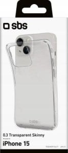 SBS Skinny Dėklas iPhone 15 Case skaidrus