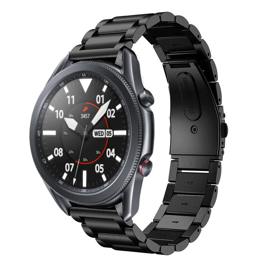 Dirželis TECH-PROTECT STAINLESS SAMSUNG GALAXY WATCH 3 45MM juodas