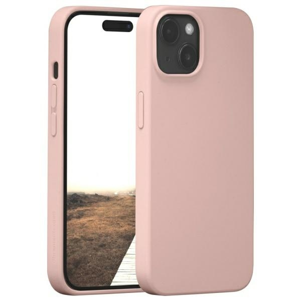 Dėklas dbramante 1928 Monaco MagSafe iPhone 15 rožinis