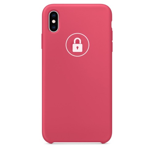 Dėklas "Silicone Case" skirtas iPhone Xs Max / Hibiscus / su įpakavimu