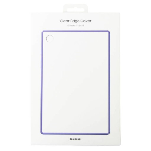 Dėklas SAMSUNG skaidrus dėklas su krašteliais skirtas Galaxy Tab A8 violetinis EF-QX200TVEGWW Pažeista pakuotė