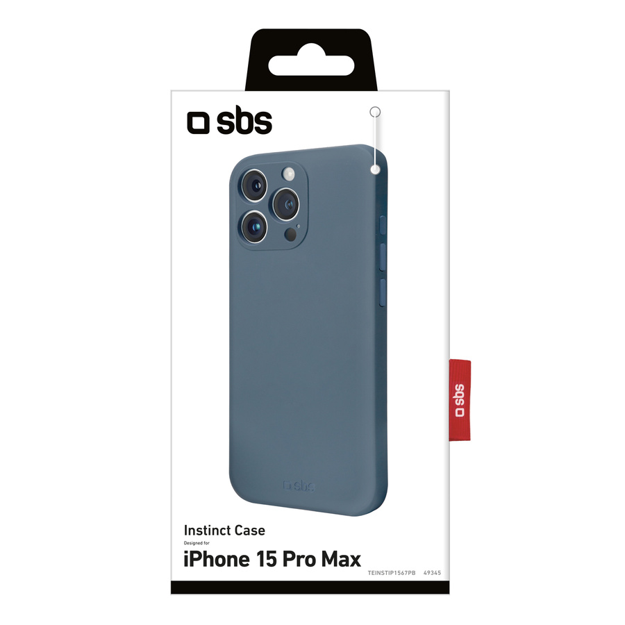 SBS Instinct iPhone 15 Pro Max dėklas mėlynas