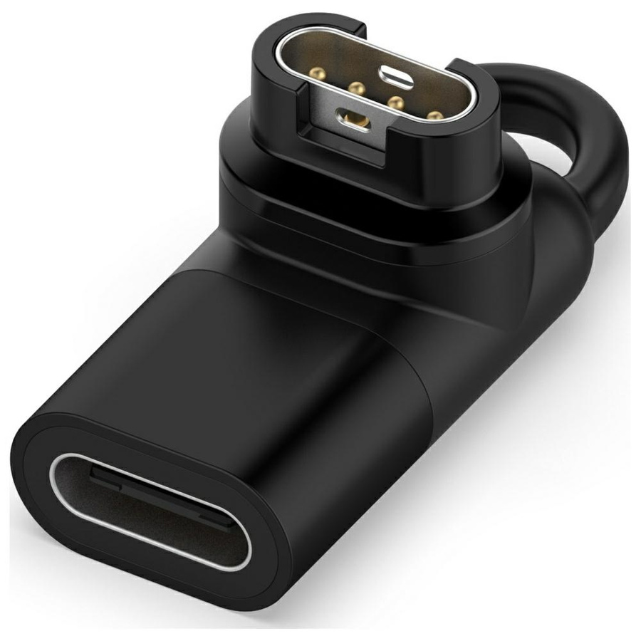 Adapteris USB-C Beline laikrodžių įkrovimui Garmin juodas