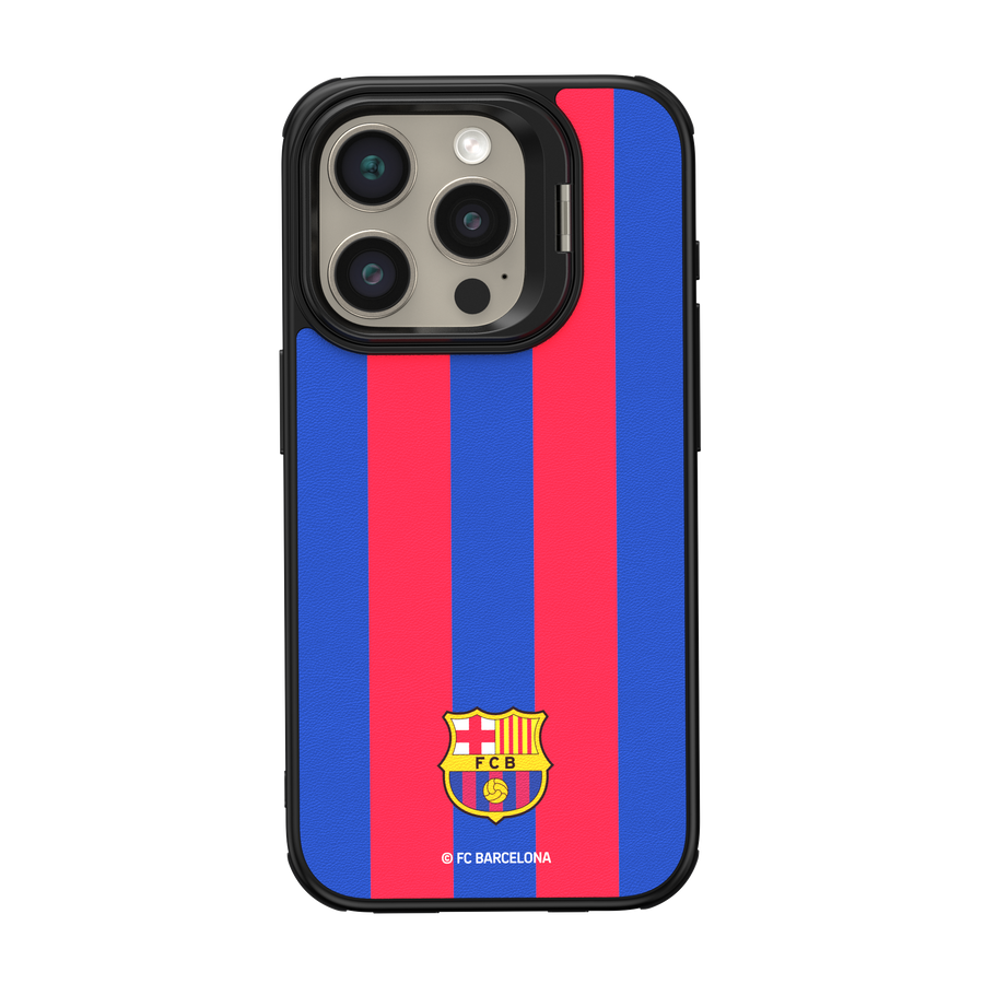 FC Barcelona case iPhone 15 Pro Magnetinis dėklas MagSafe OCFCBMCIP15PBG BG