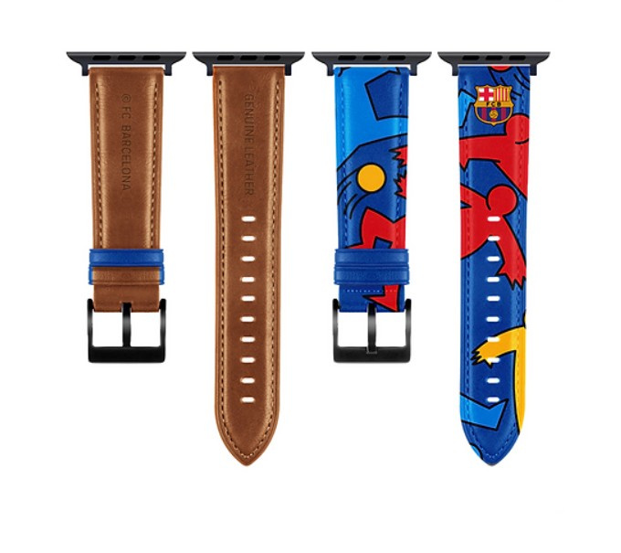 FC Barcelona Apple Watch Band Natūrali oda 49" OCFCBAWBSP49 SP