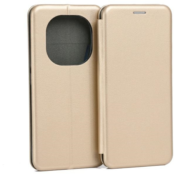 Beline Book Magnetic knygutės tipo dėklas Xiaomi Redmi Note 14 Pro 5G auksinis