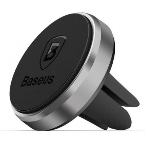 Automobilinis laikiklis Baseus "Magnet" juodas (magnetinis / grotelėms)