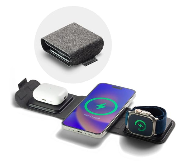 Mophie 3-in-1 belaidė įkrovimo stotelė su MagSafe