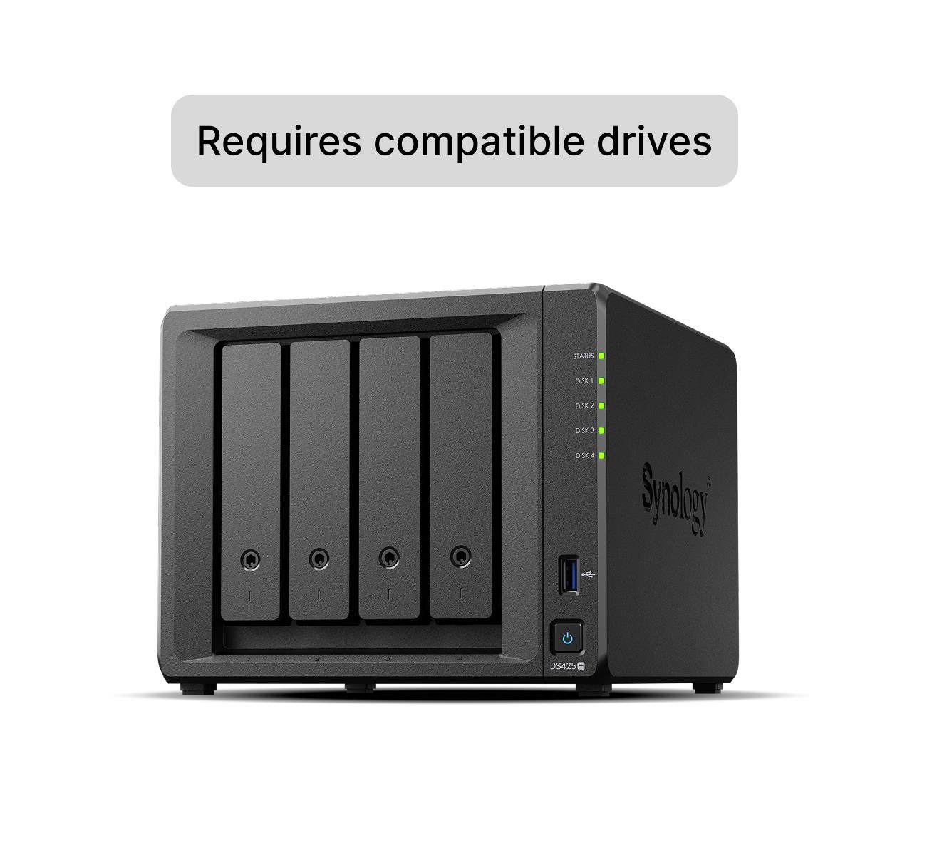 Tinklo saugykla SYNOLOGY DS425+ 4 vietų 2GB