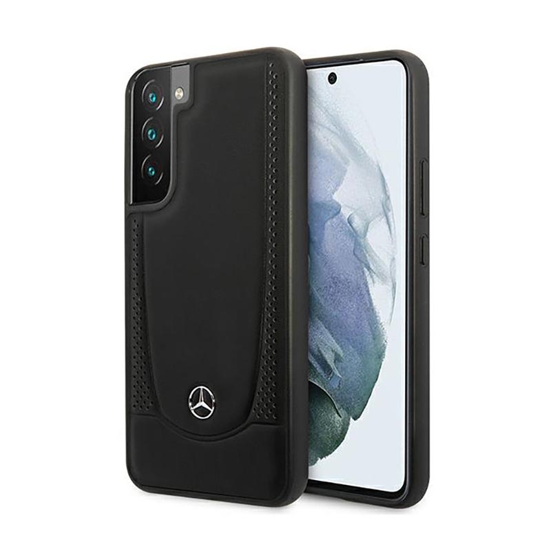 Mercedes odinis Urban Line dėklas Samsung Galaxy S22+ - juodas