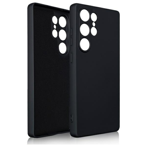 Beline silikoninis dėklas Samsung S25 Plus juodas