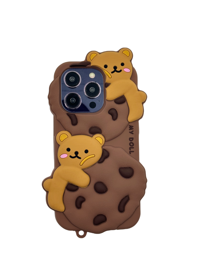 Dėklas 3D COOKIE BEAR IPHONE 14 PRO