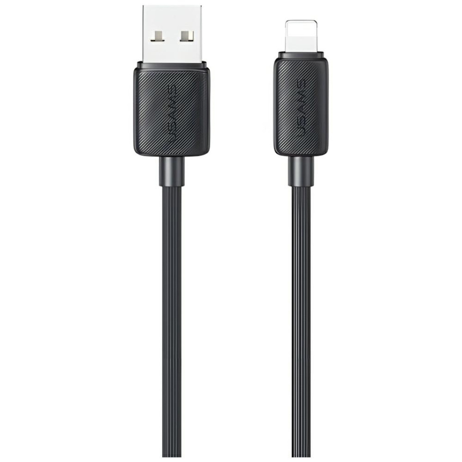 USAMS laidas KY Series US-SJ689 2.4A USB-A į Lightning 1m juodas