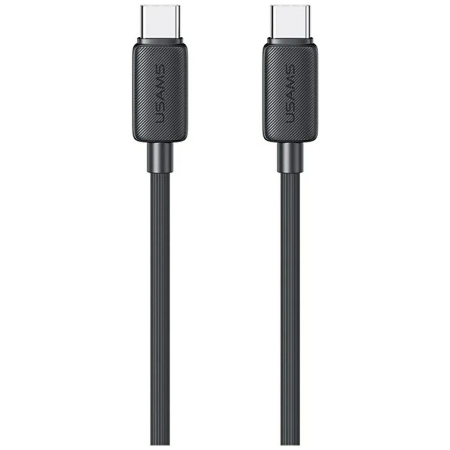 USAMS laidas KY Series US-SJ691 60W USB-C į USB-C 1m juodas