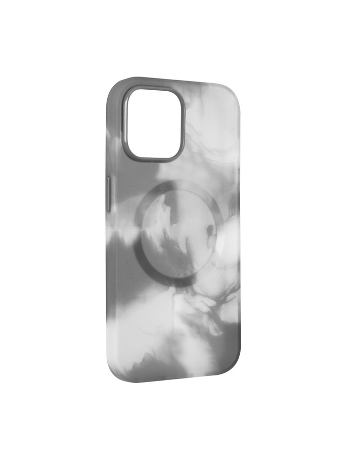 iPhone 15 Pro Puro AQUA lankstus plastikinis dėklas - suderinamas su MagSafe - sidabrinis