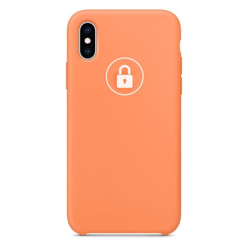 Dėklas "Silicone Case" skirtas iPhone XR / Papaya / su įpakavimu