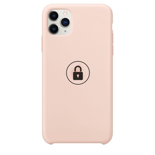Dėklas "Silicone Case" skirtas iPhone 11 Pro Max / Pink Sand / su įpakavimu