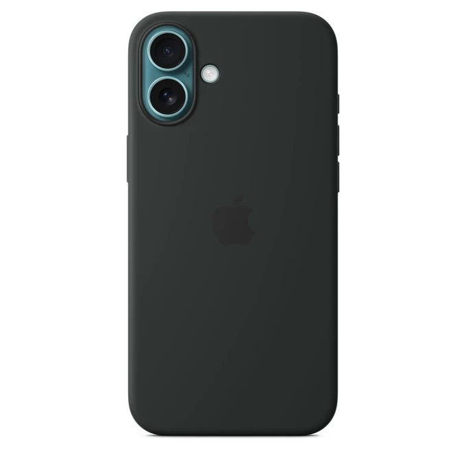 APPLE SILIKONINIS DĖKLAS MYY93ZM/A IPHONE 16 PLUS JUODAS ORIGINALUS UŽKLIJUOTAS