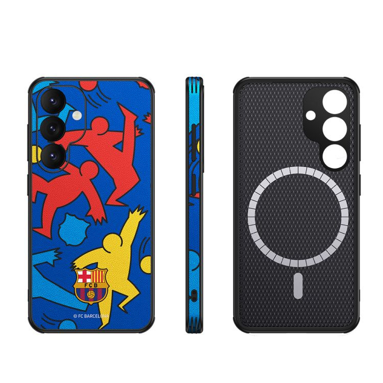 FC Barcelona dėklas Samsung Galaxy S25 magnetinis dėklas MagSafe OCFCBMCS25SP SP