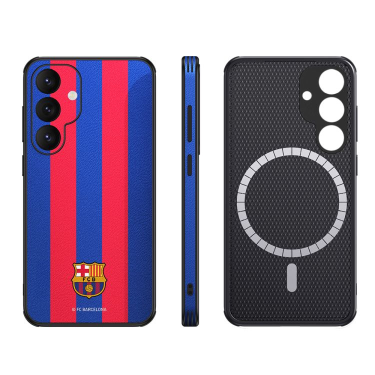 FC Barcelona dėklas Samsung Galaxy S25 Plus magnetinis dėklas MagSafe OCFCBMCS25PBG BG