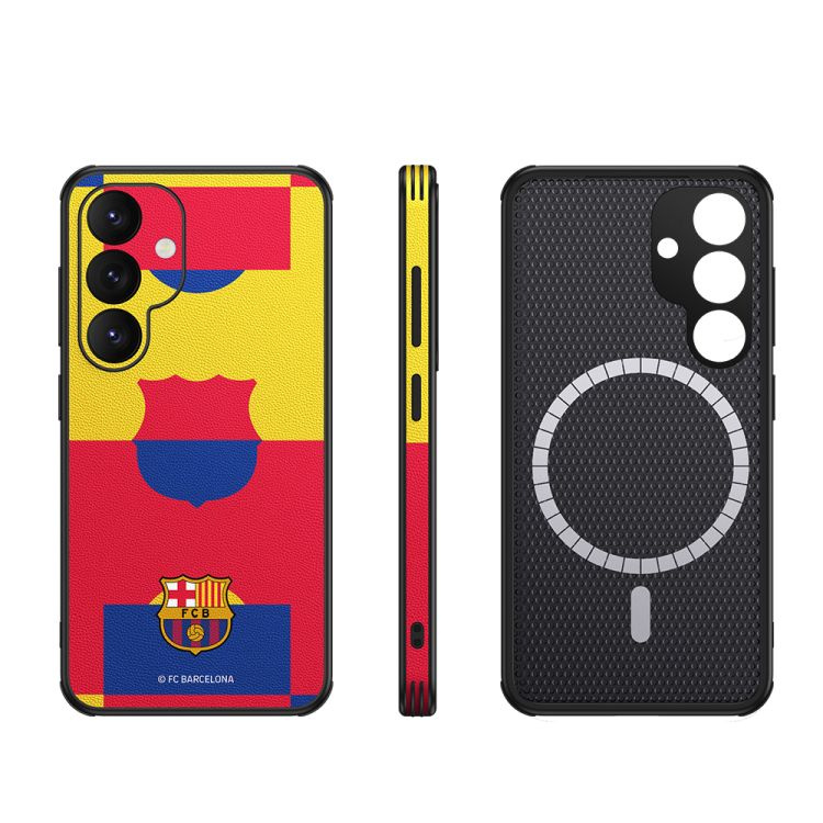 FC Barcelona dėklas Samsung Galaxy S24 magnetinis dėklas MagSafe OCFCBMCS24MF MF